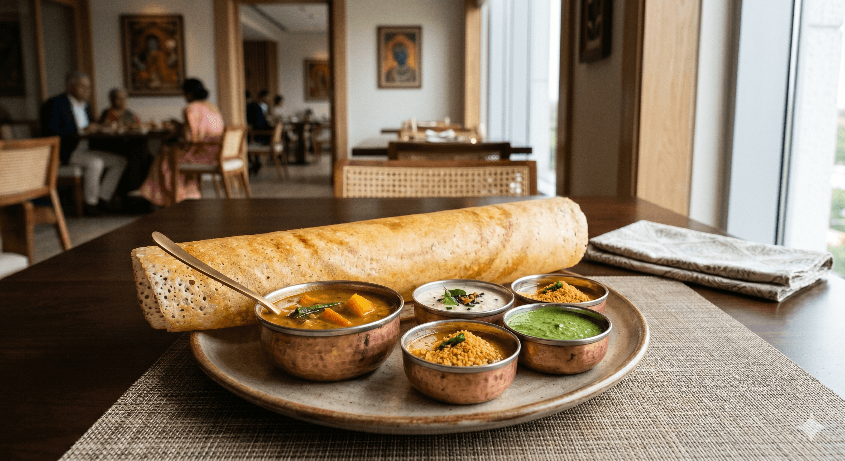 Classic Ghee Roast Dosa